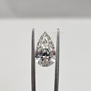 3.5 x 2.0 mm to 8.0 x 5.0 mm Pear Cut Loose Lab Grown Diamond For Lewelry, Pear Cut Pair Diamond for Studs, Pear Shape Diamond for Rings