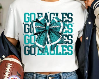Go Eagles Game Day voetbal Philadelphia voetbal coquette strikshirt png Sport moeder sublimatie Eagles Bird Gang herfst voetbalseizoen png