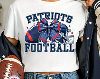 Camiseta de fútbol de Nueva Inglaterra PNG, día del partido de los Patriots, PNG, mamá, fútbol, coqueta, lazo, deporte PNG, Patriots, sublimación, temporada de touchdown PNG