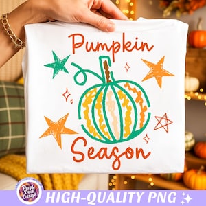 Pumpkin Season PNG Preppy Fall Sublimation Designs Autumn Thanksgiving PNG Girly Pumpkin Patch Trendy Halloween Shirt PNG