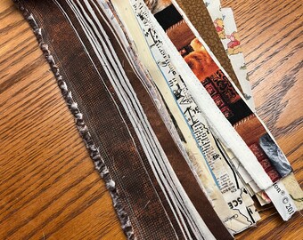 Brown salvage strips, 5 ounces