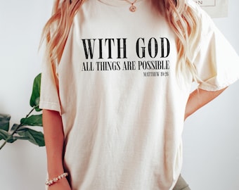 With God PNG, Faith Christmas Design, Distressed and Non Distressed Holiday PNG, Digital Download for Personal Commercial Use