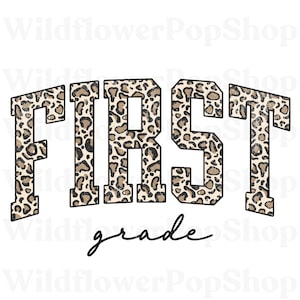 First Grade PNG | Distressed & Non-Distressed Designs | Back to School Sublimation | Digital Download for Teachers and Students