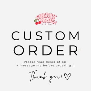 Custom PNG Design Request | Personalized Digital Download | Custom Text, Graphics & Design Changes | Personal or Commercial Use