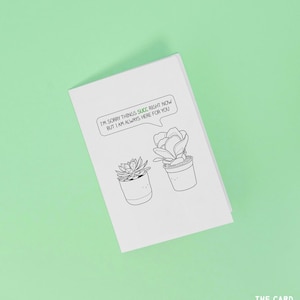 Tarjeta de planta - Tarjeta de amistad - Juegos de palabras sobre plantas