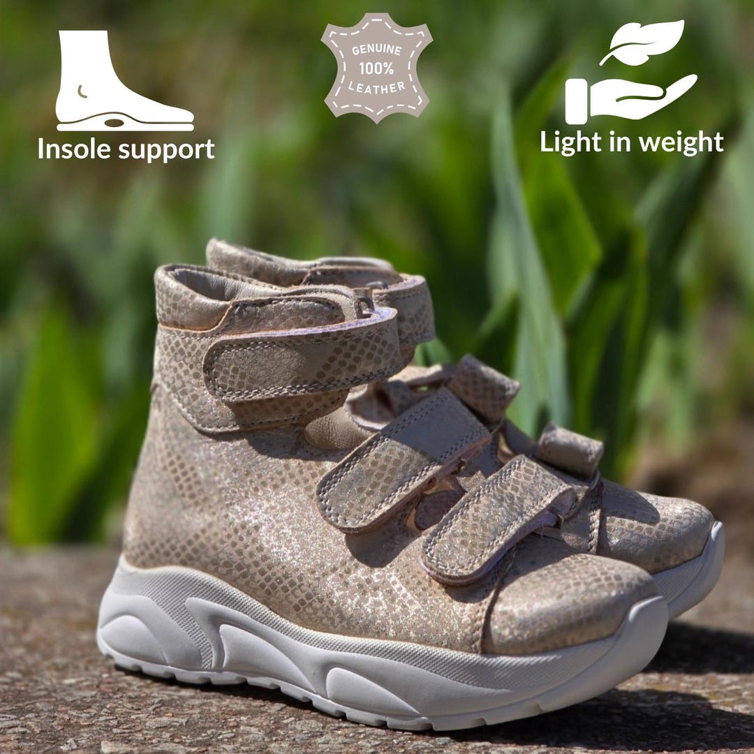 Scarpe ortopediche per bambini Scarpe in pelle con supporto