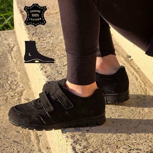 Kids Orthopedic Shoes | Comfortable Leather Sneakers with Velcro Closure | EU 18–40