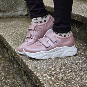 Children’s Orthopedic Sneakers for Girls | Soft Leather Shoes with Supportive Soles | EU 18–40
