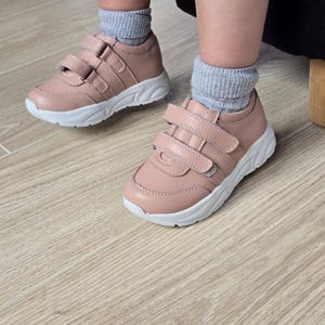 Children’s Orthopedic Sneakers for Girls | Soft Leather Shoes with Supportive Soles | EU 18–40