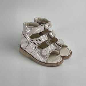 Orthopedic Sandals for Girls | Arch Support & Adjustable Straps | Premium Leather | EU 18–40