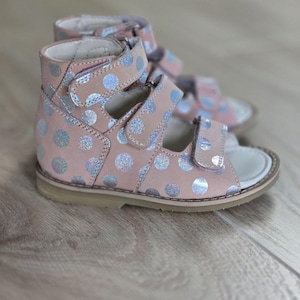 Orthopedic Sandals for Girls | Arch Support & Adjustable Straps | Premium Leather | EU 18–40
