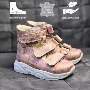 Children’s Orthopedic Shoes | Soft Leather Sneakers with Supportive Sole | EU Sizes 18–40