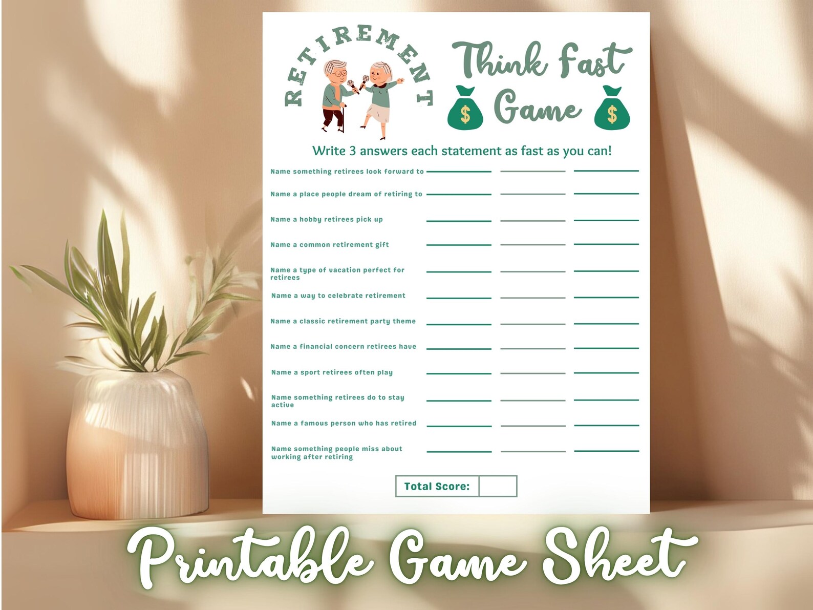 Printable Retirement Fun Guide.pdf Retirement Think Fast Game Printable Retiree Game Sheet Fun Party Games ...