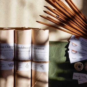 Natural Incense Sticks – Pack of 16 – Handmade Natural Scents – Eco-Friendly – Honey, Sandalwood, Nag Champa, Cinnamon