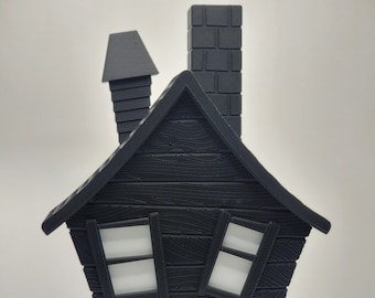 14" Haunted House Tealight Holder: Spooky Halloween Decor