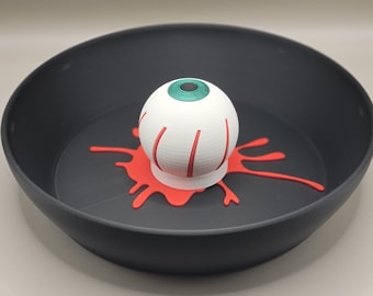 3D Printed Eyeball Candy Dish - Spooky Halloween Decor