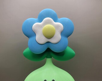 Giant Paper Mario Bub-ulb Figurine: 3D Printed Gamer Decor