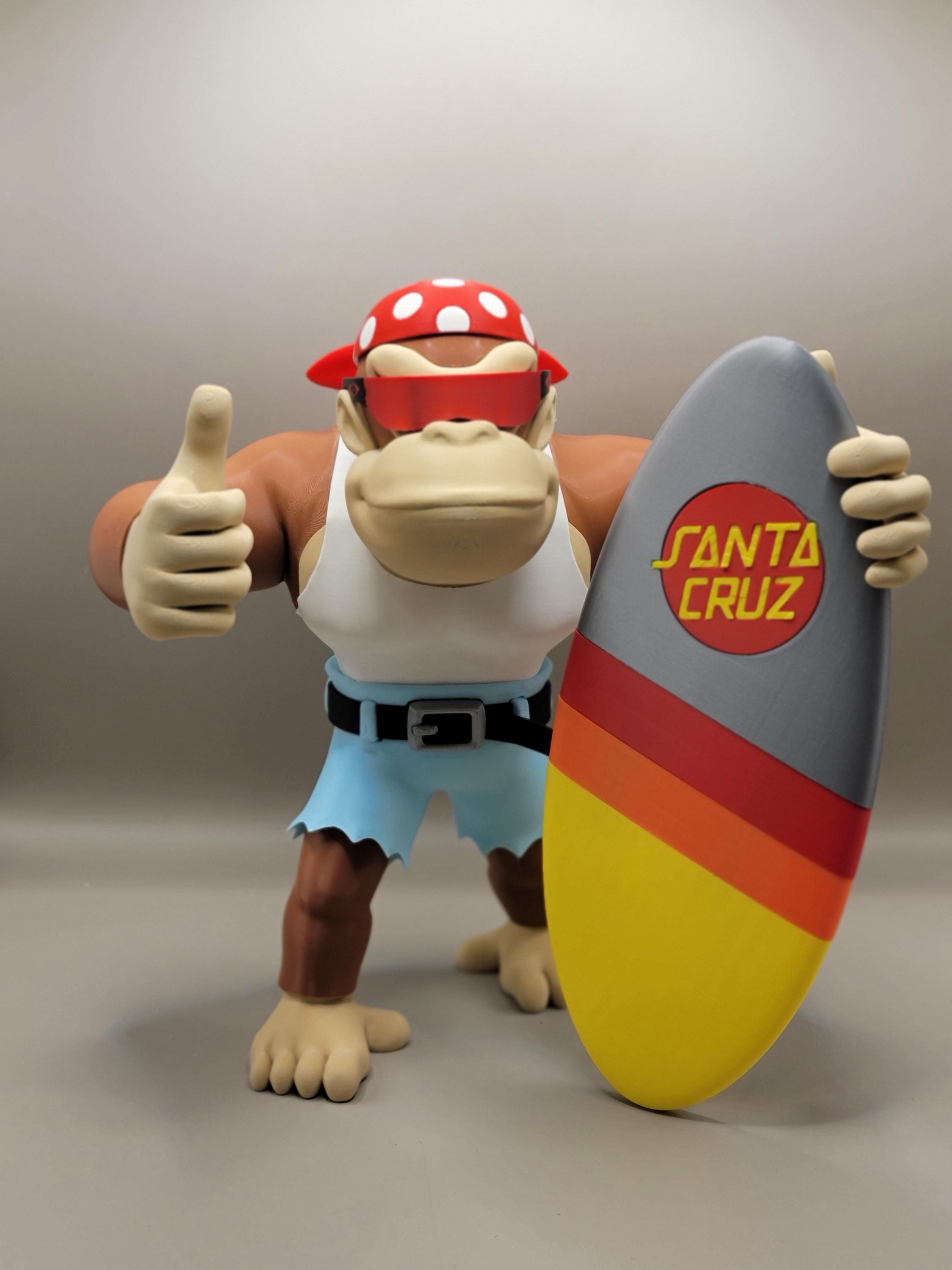 Funky Kong Action Figure: 3D Printed Nintendo Collectible - Etsy