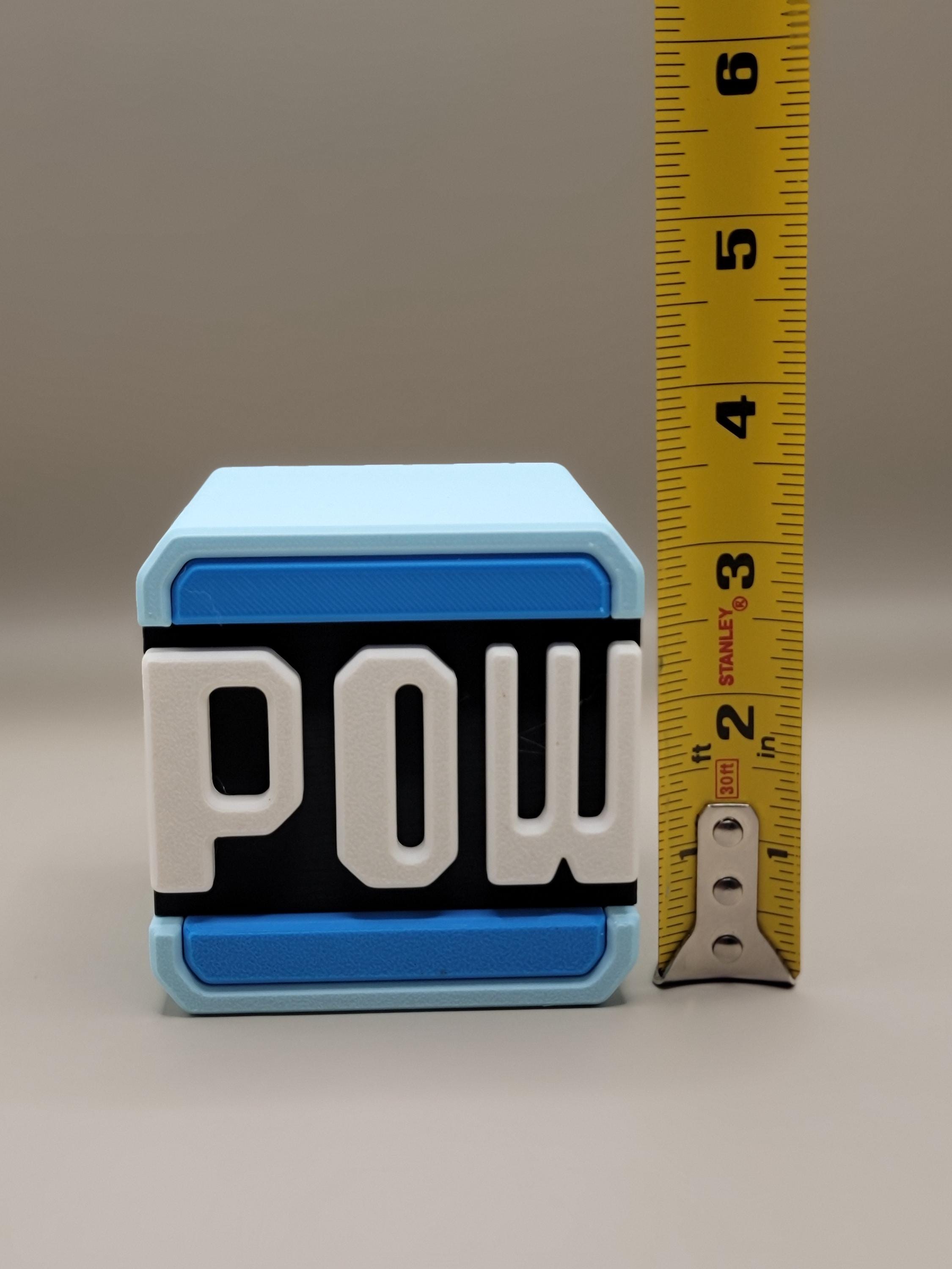 Super Mario POW Block Container: 3D Printed Gaming Decor