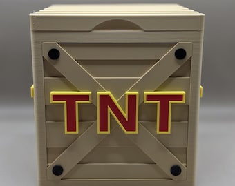 Large Decorative TNT Crate Container
