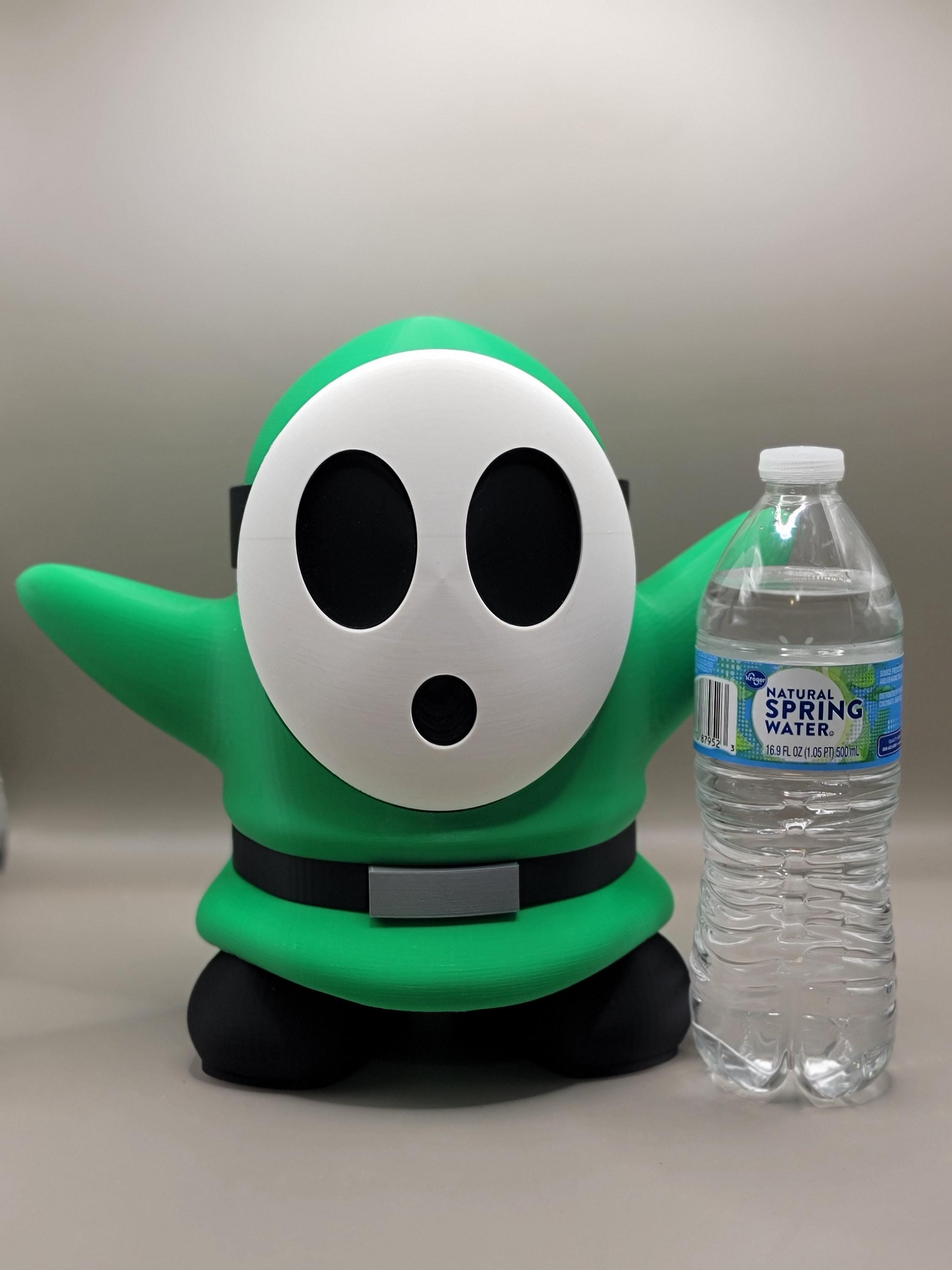 Green Super Mario Shy Guy Action Figure: Collectible Nintendo Toy