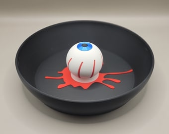 3D Printed Eyeball Candy Dish: Spooky Halloween Decor