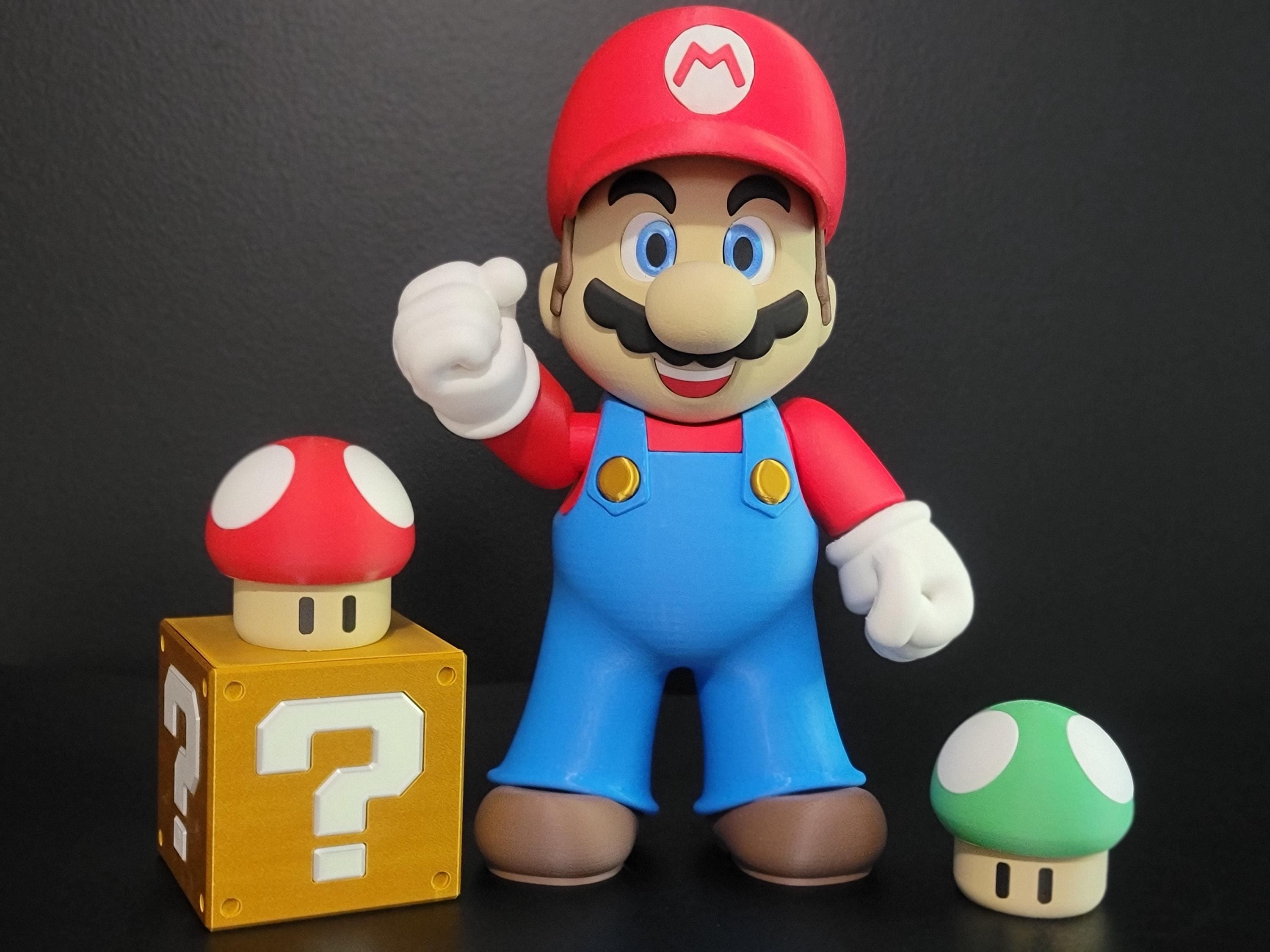 18-inch Super Mario Action Figure – Large, Detailed