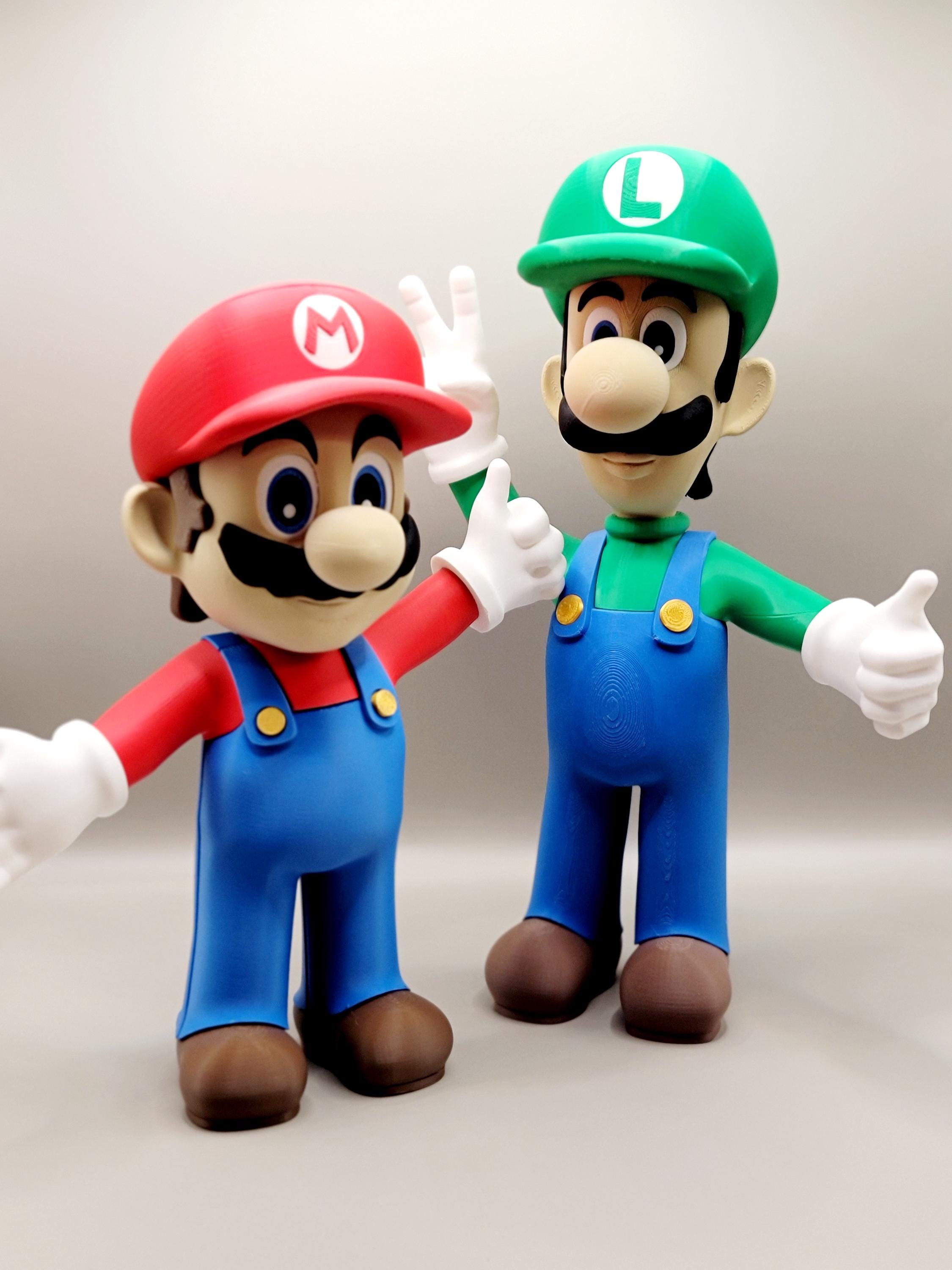 3D Printed Super Mario Figure: Large Retro Gaming