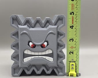 Super Mario Thwomp Container: 3D Printed Gamer Desk Organizer - Etsy