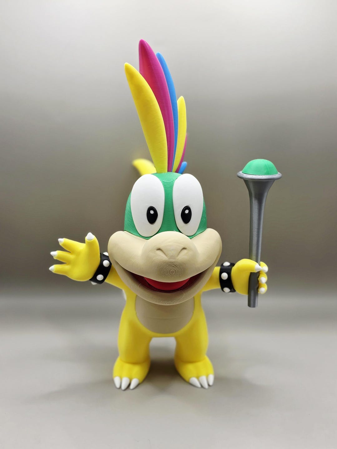 Lemmy Koopa Figurine: 3D Printed Super Mario Collectible (11.5