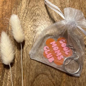 Schlüsselanhänger Cool Moms Club | Blume | Geschenkidee | Mom Life | Muttertag | Beste Mama bild 4