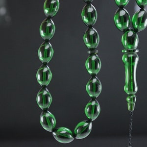 Perlin Gebedsketting Tesbih Tasbih Tespih Misbaha Subha 33, ronde vorm
