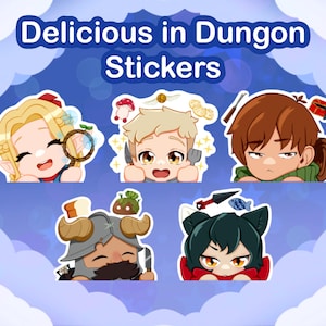 Delicious in Dungeon stickers