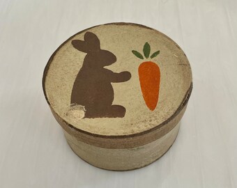 Easter Bunny Paper Mache  Box