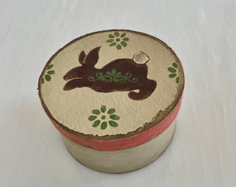 Easter Bunny Paper Mache  Box