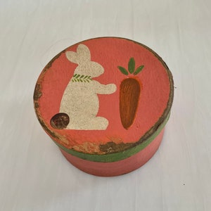 Easter Bunny Paper Mache Box image 1