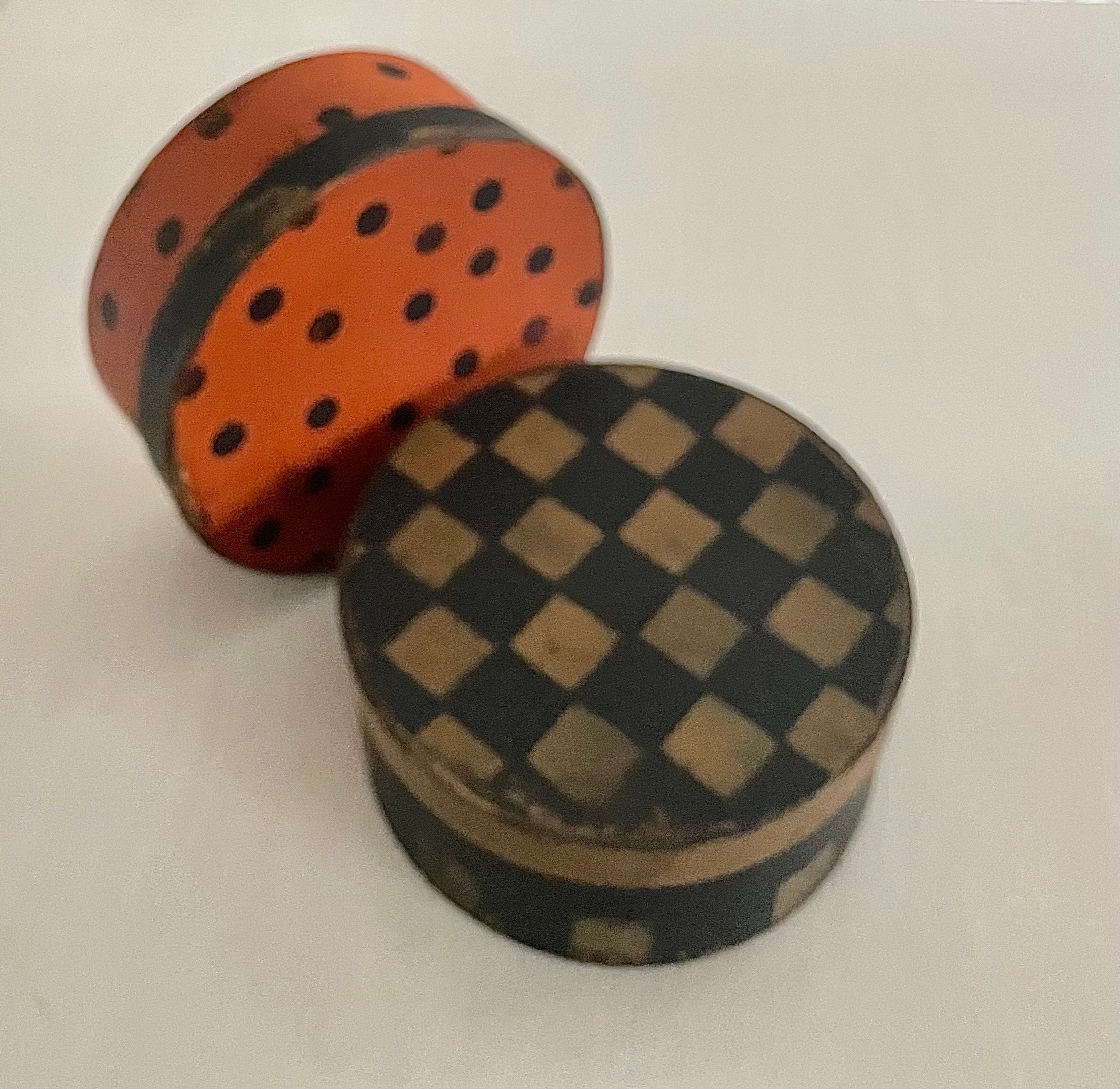 Early American Folk Art Checkerboard Box ( 7.5” X 3”) - Etsy