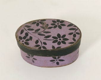 Lavender Paper Mache  Box