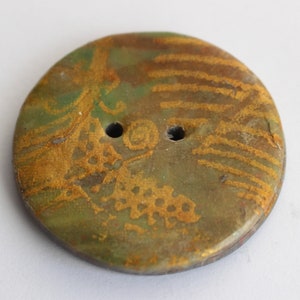 Große Knöpfe Layered Knöpfe, Polymer clay Knöpfe Handgefertigte Knopf für Pullover einzigartige Knöpfe 3,5 cm Knopf, Nr. 124