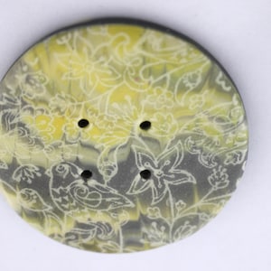 Extra Large Mokume Gane Buttons, Huge buttons  2 inch, 1 1/2 inch buttons, no. 71
