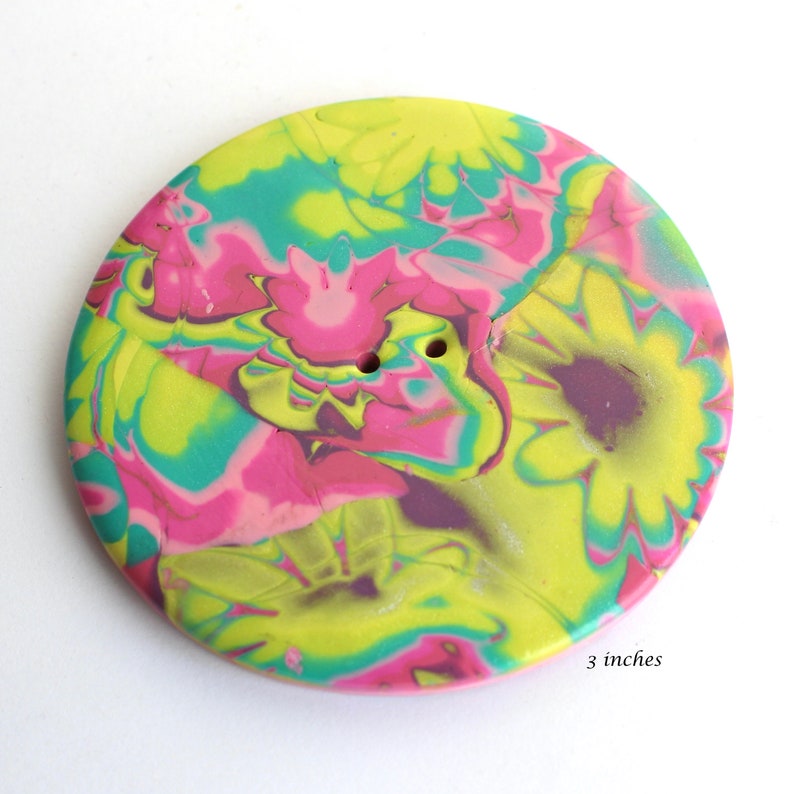 Round 3 Inch Button Hugh 3 Inch Button 2 Inch Green Buttons, 2-inch Buttons, 2 1/2 Inch ...