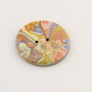 Handcrafted large Buttons Buttons for Pillows, 1 1/4 button 1 1/2 inch Button, No. 279 image 1