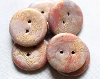 Large Coat buttons unique button handmade button Large Multilayered Buttons, 1 1/4 inch 3.17 cm buttons no. 103