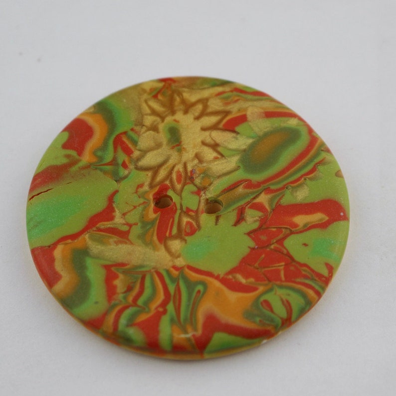 Extra Large Mokume Gane Buttons, 2 Inch, 2 1/2 Inch or 3 Inch Buttons ...