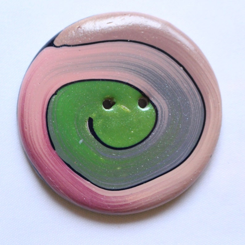 Extra Large Spiral Buttons, 2 Inch Button or 2 1/2 Inch Button, No. 410 ...