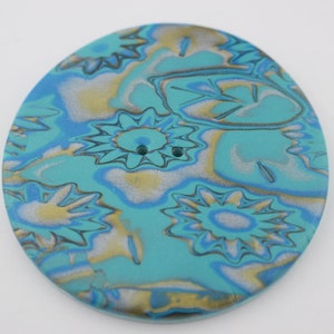 Large polymer clay buttons 3 inch or 2 inch colorful coat buttons unique buttons no. 147