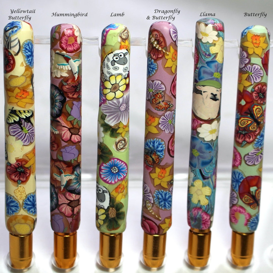 Interchangeable Crochet Hook, Clay Handle Hook, Ergonomic Handle