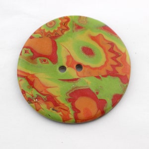 Extra Large Mokume Gane Buttons, 2 inch, 2 1/2 inch or 3 inch Buttons No. 76