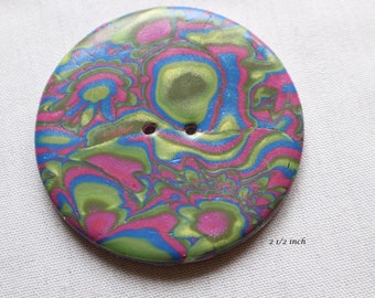 Extra Large Buttons, 2-inch button, 2 1/2 inch button, Button for Sweater, no. 260