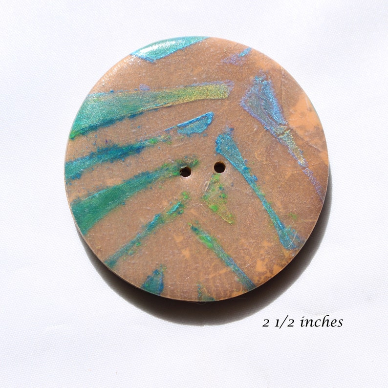 Extra Large Layered Buttons, 2 Inch Button or 2 1/2 Inches Buttons, No ...